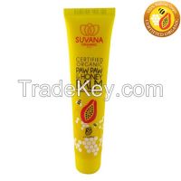 Suvana Paw Paw & Honey Certified Organic Lip Balm 25g tube