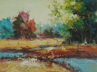 Sell landscape oil painting on canvas