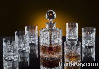 Bohemia crystal glassware drink set