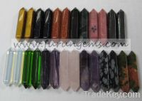 Sell all semiprecious stones double points hexagonal/six-sided columns