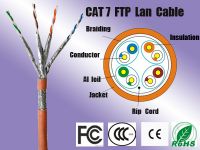 Cat7 SFTP Cable Cat7 SSTP Cable with Shielded Pairs can be up to 10 Gi