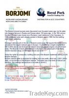 Sell, distribute Mineral water - BORJOMI