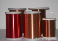 Enameled round aluminum wire with EIW