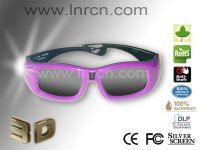 Sell active 3d glasses for cinema use, OEM orders are welcomed