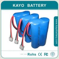 Sell lithium18650 battery 2S with 1800mAh 7.4V