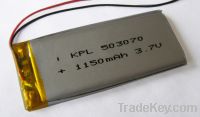 Sell Lithium Polymer Battery 1100mAh, 3.7V 053070