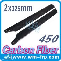 Sell 325MM TREX 450 Real Carbon Fiber mian rotor Blade