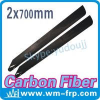 Sell 700mm carbon fiber main blades for Align rc helicopter