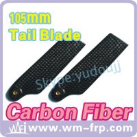 Sell 105mm carbon fiber tail blade for T-rex R/C helicopter
