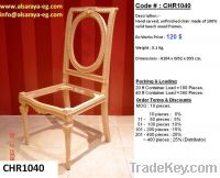 Dining chair made of 100% beech wood frame