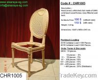 Sell unfinished dining chair made of 100% beech wood frame