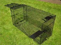 Hunting equipment collapsible large animal trap