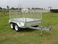 Tandem box trailer and Tandem cage trailer