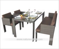  Synthetic Rattan Dinning Table Set