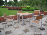 Garden teak dining table