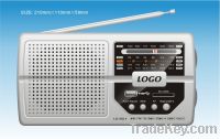 Sell Portable radio with 2 batteries