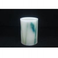 Sell pillar candle with dry flowers coated