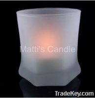 Sell Shake on and Blow off square flameless glass candle-2