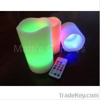 Sell 2AAA Battery Flameless Rainbow Candle1