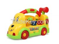 Learning toys knocking toys bus with music