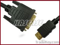 HDMI Male to DVI Male Connection Cable