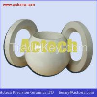 ceramic ball valve and seat, Ceramic Control Valves, ceramic stationary ball valve