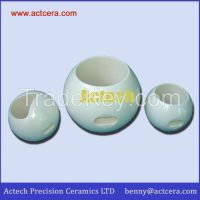 V-Port ceramic ball valve, Ceramic Control Valves, ceramic stationary ball valve