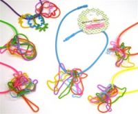Wholesale colorful waterproof Silly Necklace+rubber bandz