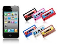 Sell silicon record cassette phone case with high quality