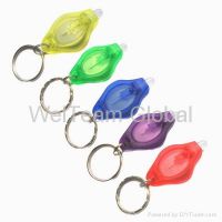 Sell led flash light key chains