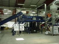 Plastic recycling line