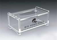 sell acrylic transparent tissue box