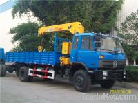 Sell Dongfeng Cummins Truck Crane--8T loading capacity