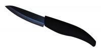 Sell ceramic knife with black blade and black ABS handle