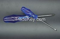sell 6X100mm special hard Crystal Plastic Handle  Screwdriver