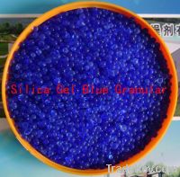 dry silica gel of blue color