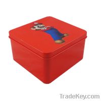 Sell red gift tin