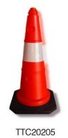 Sell 780mm plastic traffic cone (with rubber base)