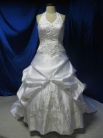 Sell Embroidery classic bridal dresses.