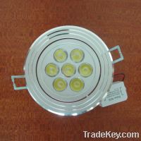 7W led ceiling light, AC85-265V; high brightness;50, 000hrs lifetime