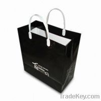 Sell paper bag, glossy pp lamination, elegant bag