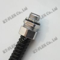 Stainless steel liquid tight electrical flexible conduit connector