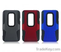mobile phone mesh silicone case for htc evo 3d