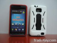 cell phone combo case with stand for branded Galaxy S II i777
