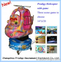 Sell hot and funny Prodigy helicopter kiddie ride coin operated