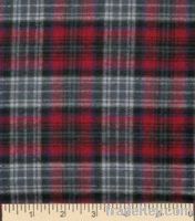 100% Cotton Flannel Plaid Fabric