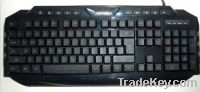 Led gaming keyboard with backlight