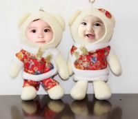 Sell Diy Face Plush Doll/Toy(suitable for Christmas/Birthday gift)