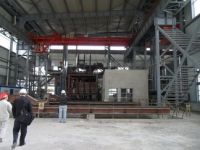 A used steel making and continuous casting production line