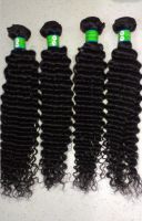 Sell 100% Pure Virgin Indian Hair Weft Deep wave